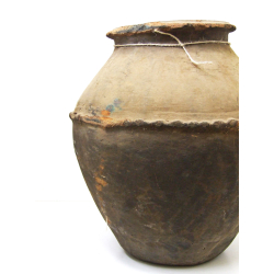 Wazon Rustykalny Dzban XL betonowy / gliniany Brąz